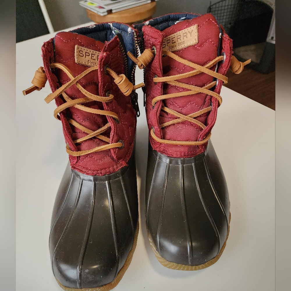 Sperry duck boots NWOT